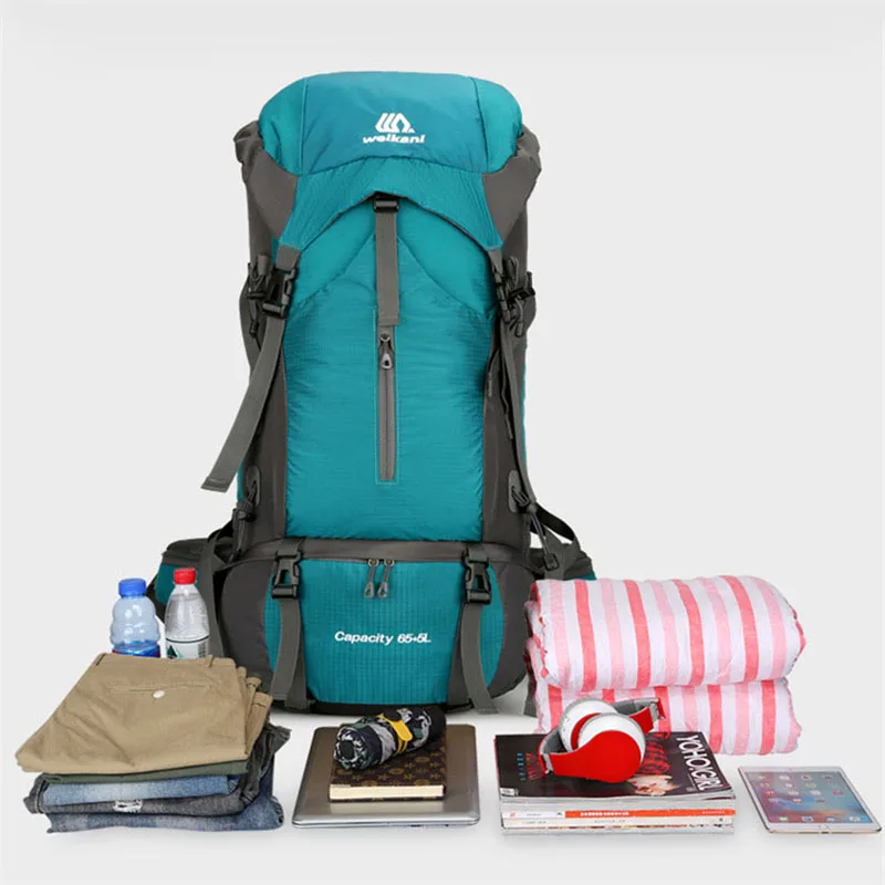 Дорожная сумка Oulylan 70 л вместительный рюкзак для кемпинга пешего туризма