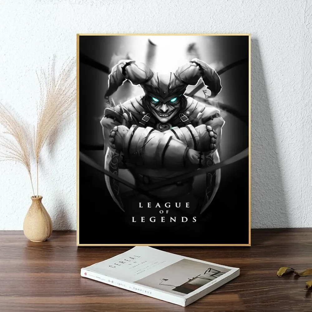 Крутая Zed League Of Legends Hd Водонепроницаемая Бумажная Наклейка-плакат 1 Шт. Мультяшный