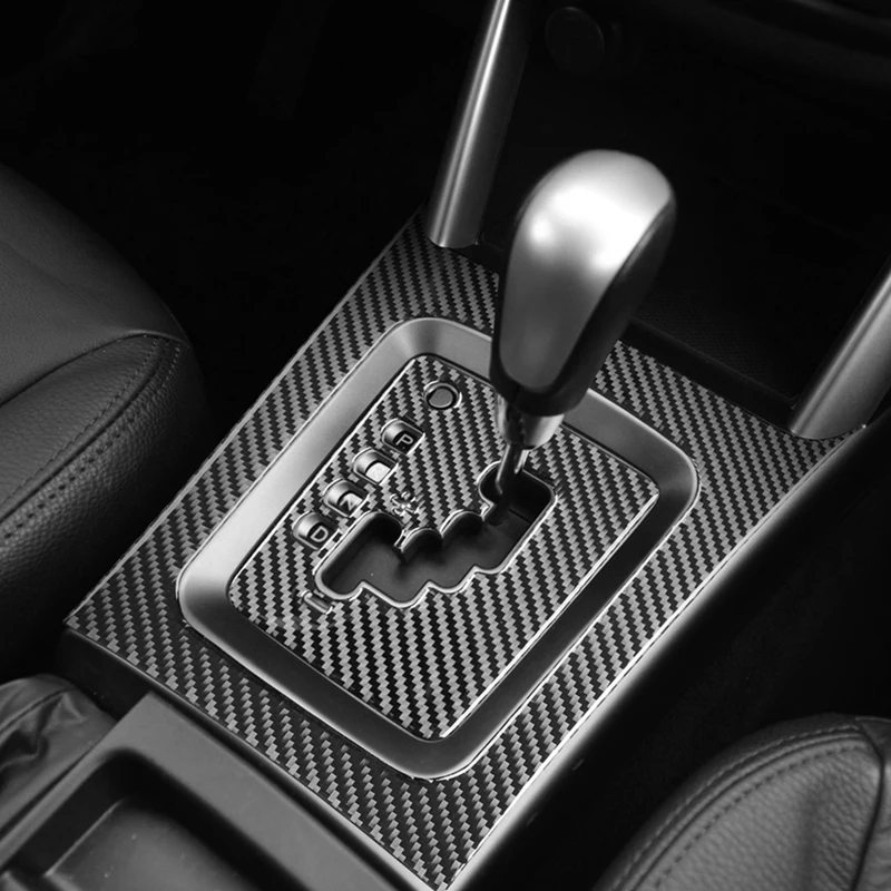 Мягкая крышка переключения передач из углеродного волокна для Subaru Forester 2009-2012