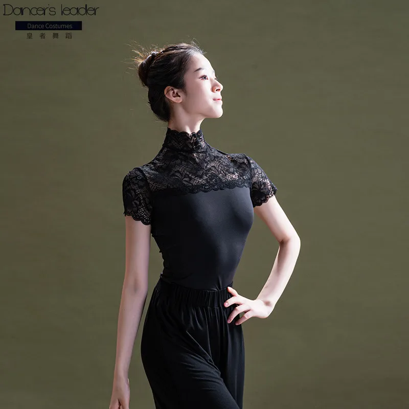 

Ballet dance tops women's summer ballet body art test practice clothes tops adult short-sleeved dance costumes
