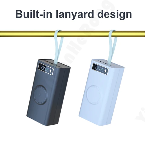 YiFanHeRong 21*18650 Power Bank Battery Box with Flashlight