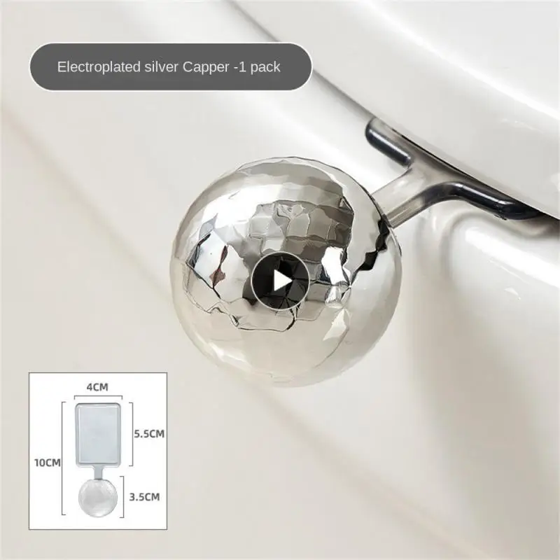 

Electroplating Process Groove Design Toilet Seat Without Cover Handle And Fashionable And Simple Embellishment Space