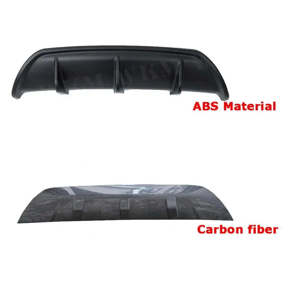 Задний диффузор для губ из углеродного волокна отделка Alfa Romeo Stelvio 2017 2018 2019 ABS