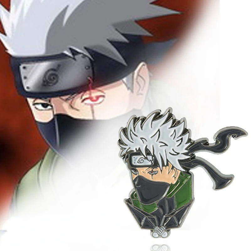 

Брошь Naruto Sasuke Kakashi Uchiha Itachi Jiraiya Badge аниме периферийная Металлическая Булавка