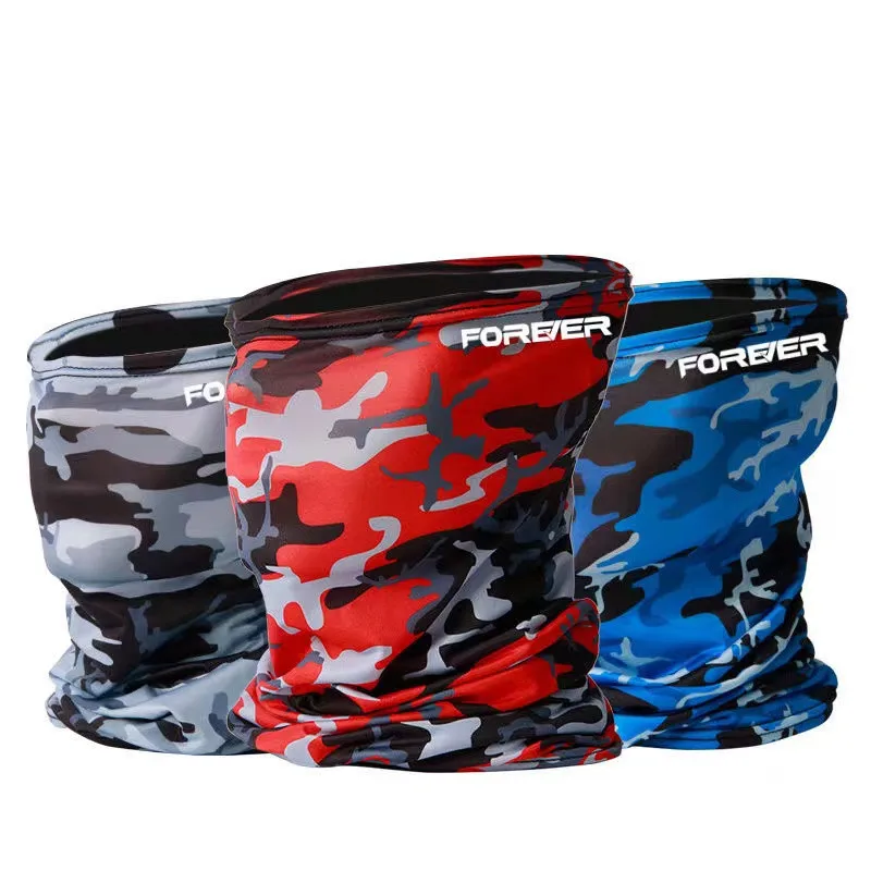 

Sunscreen Ice Silk Scarf Men's Neck Cover Neck Neck Summer Fishing Mask Outdoor Riding Face Scarf Summer Mountaineering Camping