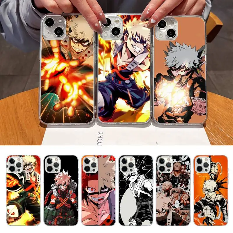 

Katsuki Bakugo Boku My Hero Academia Phone Case For Iphone 7 8 Plus X Xr Xs 11 12 13 Se2020 Mini Mobile Iphones 14 Pro Max Case