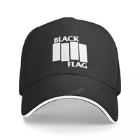 black flag pure punk rock band baseball cap summer men hip hop hat 100 cotton unisex adjustable black flag cap