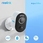 Reolink Argus 3 Pro Батарея Внешняя камера 2,4G5Ghz WiFi камера 4MP Обнаружение человекаавтомобиля 2-полосный звуковой прожектор умная домашняя камера