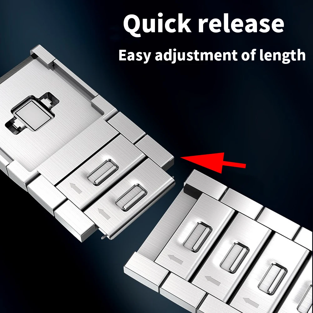 Stainless Steel Band for Apple Watch Ultra Strap 49mm 45mm 41/44mm Slide Remove Magnetic Buckle Correa  Bracelet Series 8 7 43se