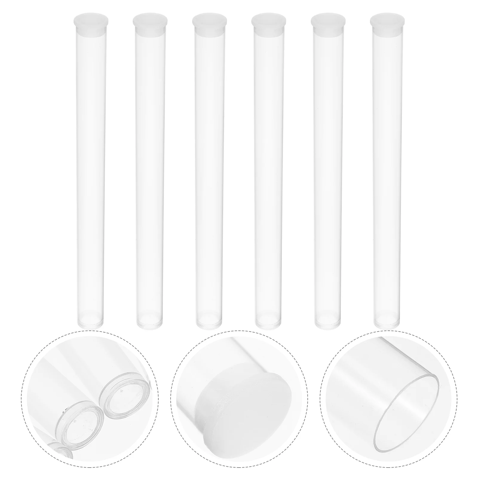 

Tube Stick Tubes Storage Holder Test Boxclear Empty Package Burnertransparentcontainer Caps Bottle Fragrance Jar Tea Fragrant