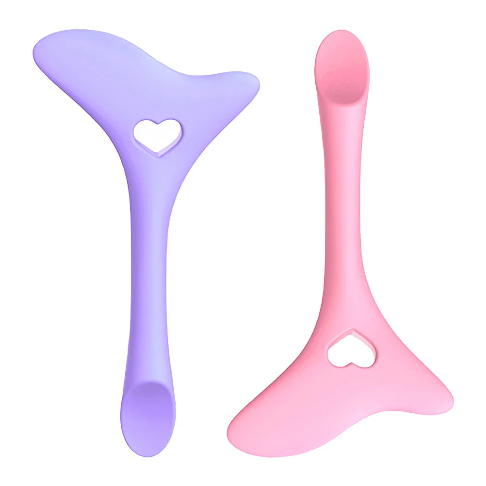 

2 шт. подводка для глаз, многофункциональный инструмент для макияжа глаз, вспомогательный силиконовый бриллиантовый аппликатор из силикагеля для девушек