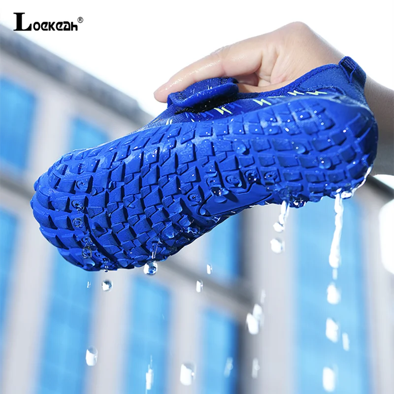 Non Slip Elastic Barefoot Surf Boat Children Water Shoe Quick-Dry Breathable Beach Wading Shoe Boys Girls Aqua Shoe Outdoor