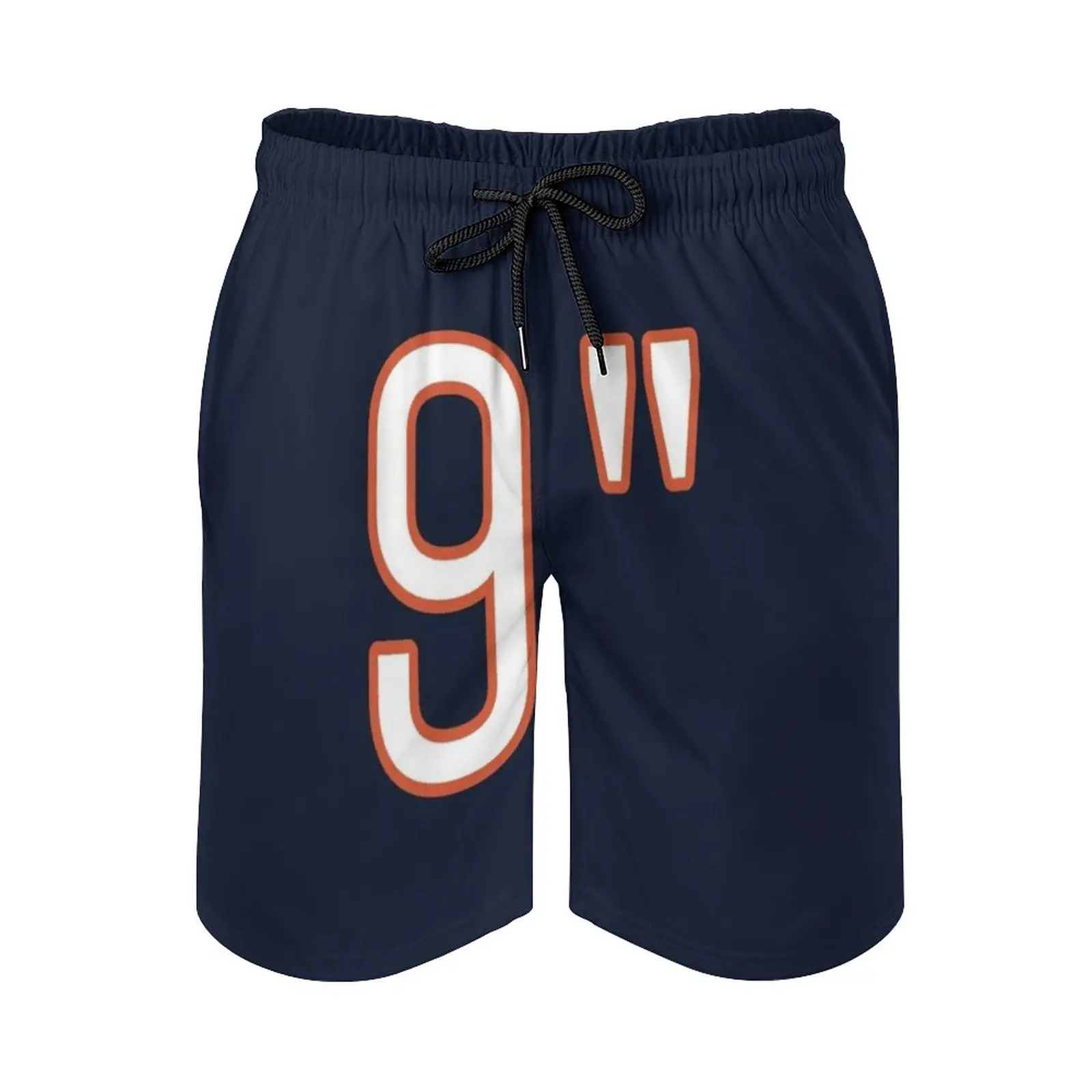 

Nick Foles 9 Inch Print Swim Beach Board Shorts Swimsuit Loose Men's Trunks Breathable Nick Foles Big Nick Foles Magic Da Bears
