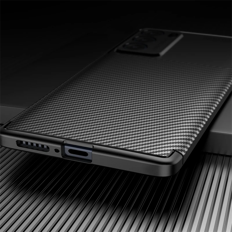 Carbon Fiber Cover For Motorola Edge S30 Case Silicone Funda For Motorola Edge S30 Ultra Thin Case For Moto Edge S30 X30 20 Lite