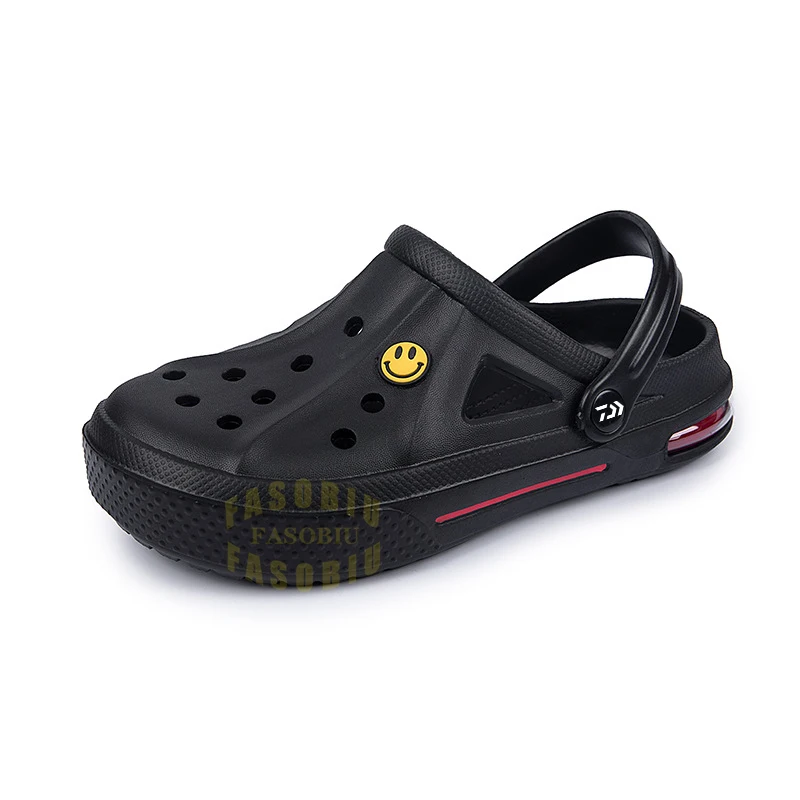 

Summer Outdoor Sport High Quality Fishing Sandals Garden Shoes Mens Beach Ripped Shoes Rubber Wear-resisting Fishing Slippers