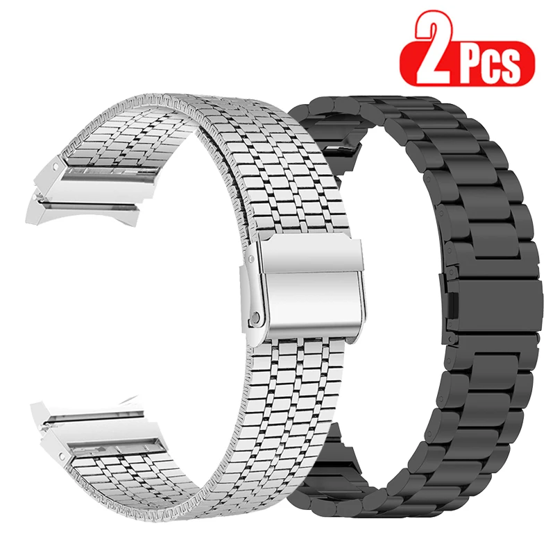 

For Galaxy Watch 6 5 4 44mm 40mm Metal Strap For Samsung Galaxy Watch 4 6 Classic 46mm 42mm 43mm 47mm Stainless Steel Watch Band