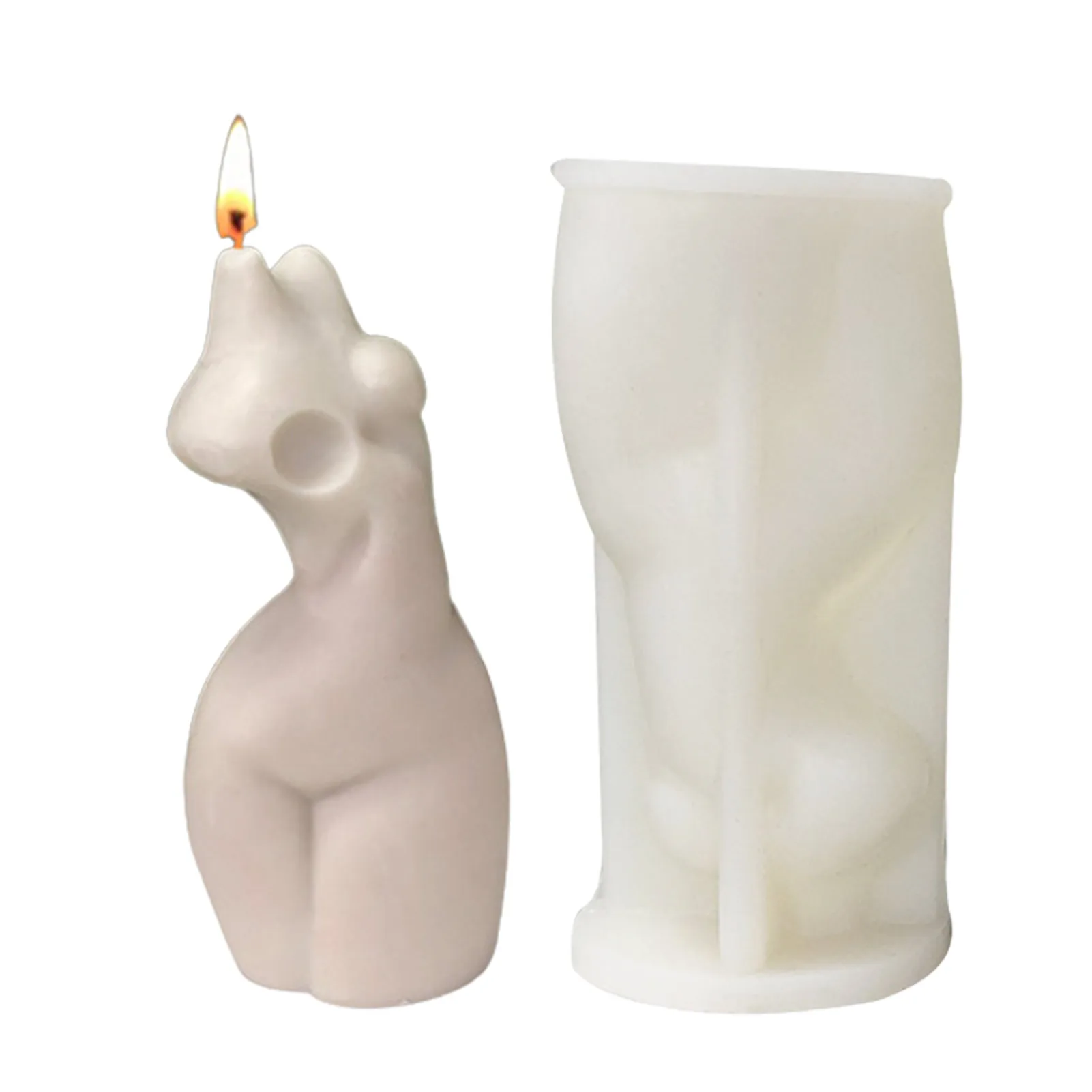 

Woman Body Silicone Mold Homemade Soap Candle DIY Craft Unique Female Body Art Craft Casting Mould Soap Making Supplies For