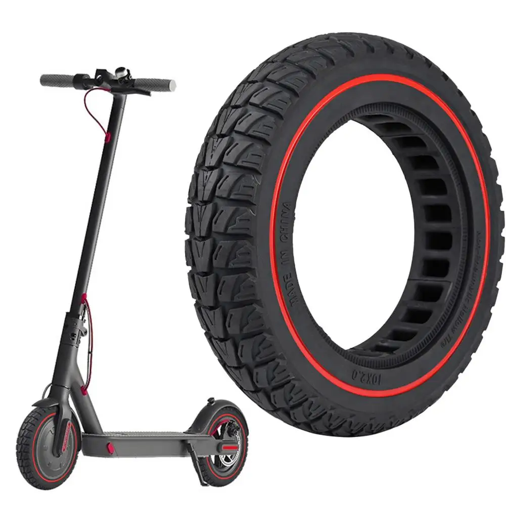 

M365 Electric Scooter Hollow Honeycomb Solid Tire 10x2.0 Inch Bike Tyre Replace Parts Compatible For Mijia M365 PRO PRO2 1S
