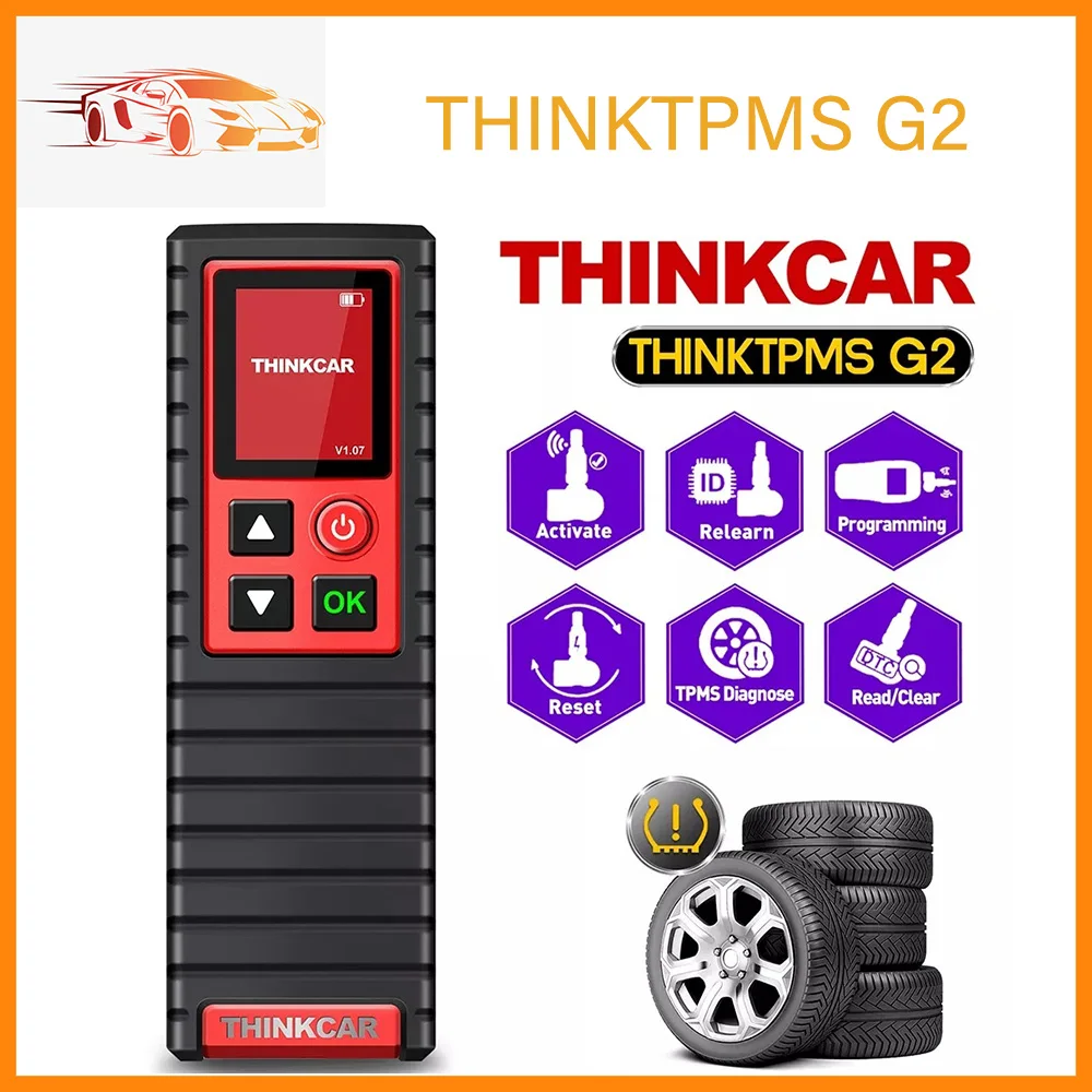 

THINKCAR THINKTPMS G2 Car Tire Pressure Diagnostic Tool TPMS Sensor Unlimited Programming Tool for THINKTOOL Mini PRO/PROS