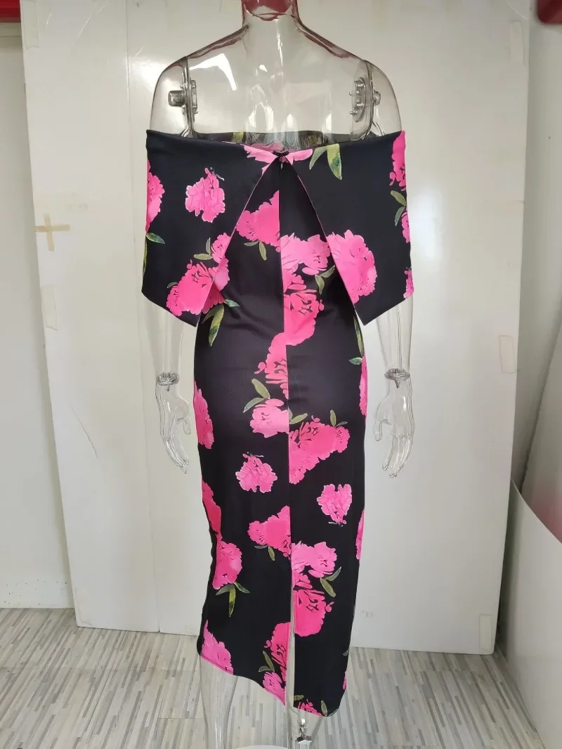 Женское элегантное платье-накидка с открытыми плечами сексуальное платье