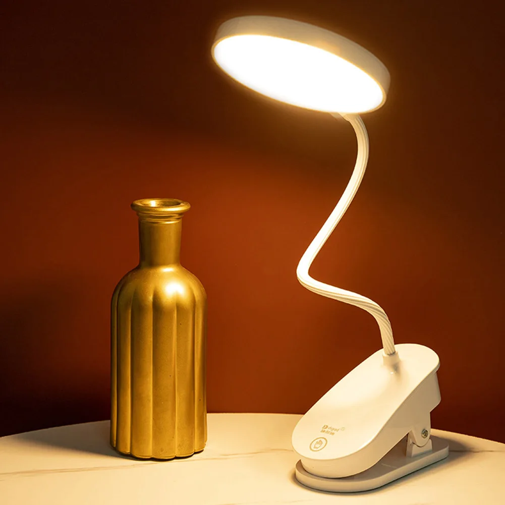 

LED Eye Protection Small Desk Lamp Rechargeable Plug-in Dual-Use Bedside Lamp Dimmable Indoor Lighting Desk Light