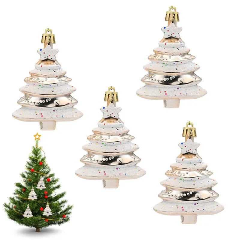 

Подвеска на рождественскую елку, 4 шт., подвесные украшения для рождественской елки, подвесные украшения для рождественской елки