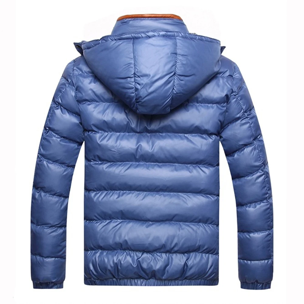 ERIDANUS 2022 male winter coat new slim fit thick padded coat Men's Casual Hooded Removable Gentlemen's parka Clothes MWM143