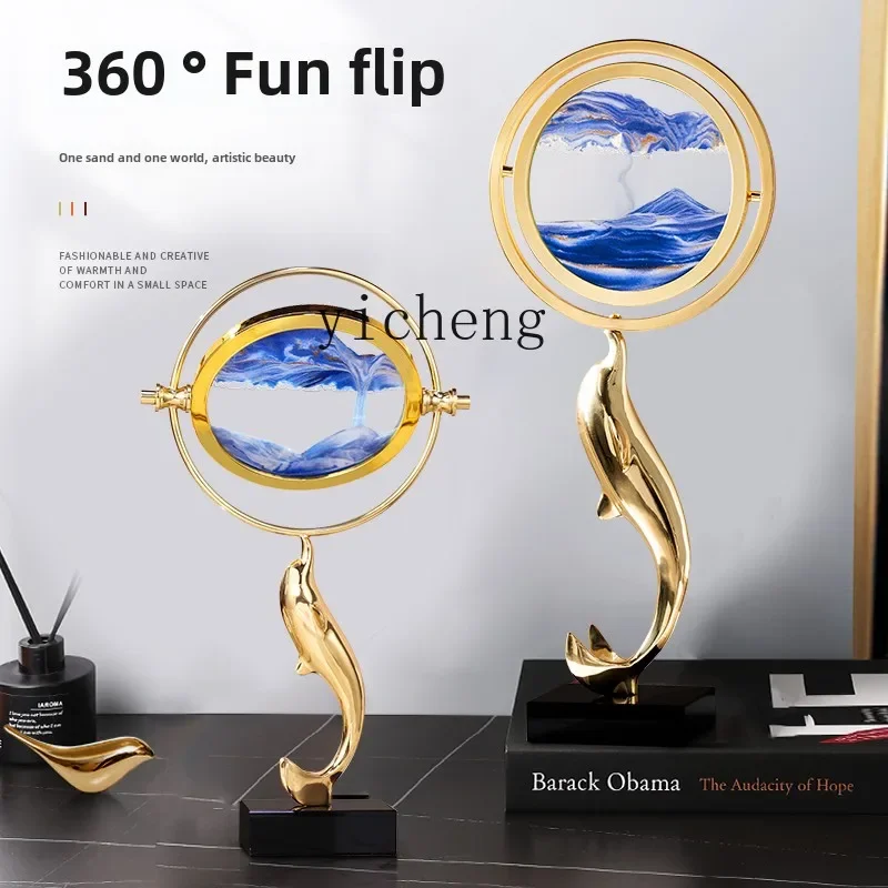 Звс. Легкий роскошный зыбучий песок украшение для гостиной крыльца ТВ-шкафа