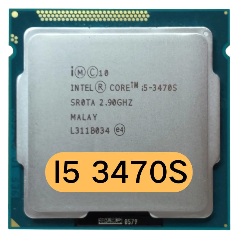 Оригинальный четырехъядерный процессор Intel Core i5 3470S 2,9 ГГц 5GT/s 4x256KB L2/6 Мб L3 Socket 1155