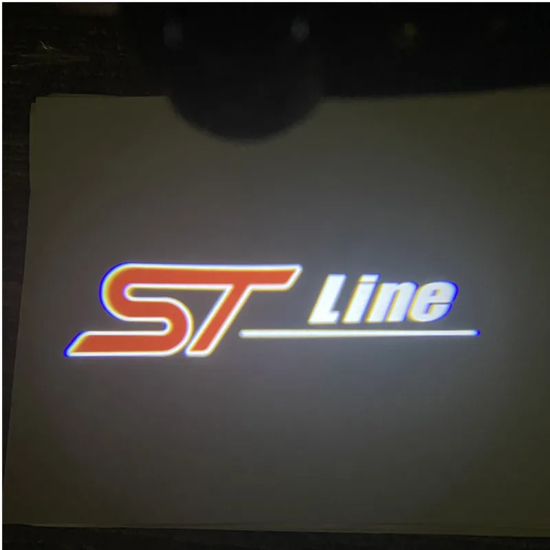 

2PCS Wireless Led Car Door Welcome Laser Projector Shadow Light ST Line Logo For Ford Focus Sharp Explorer FIESTA Car Goods