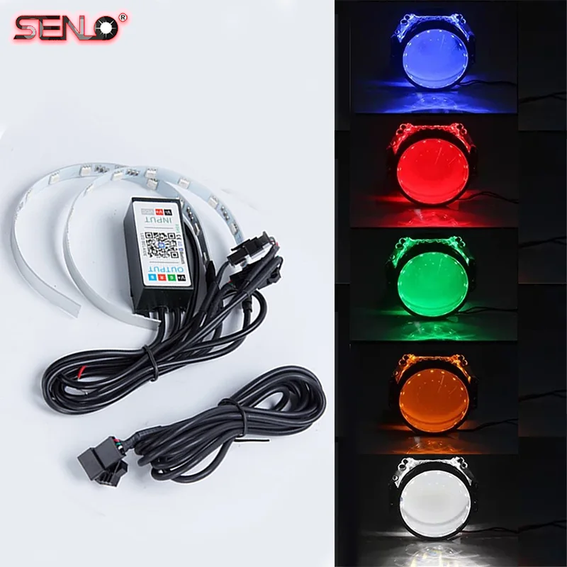 Проектор диагональю 360 градусов Bluetooth демонические глаза