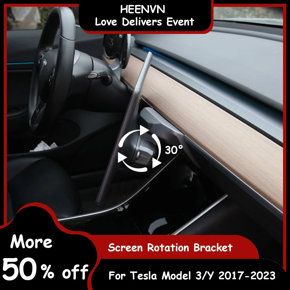 

Tesla Bracket Rotation Navigation Model Display For Swivel 2023 Screen Accessories Mount Holder 3 Central Control New Car
