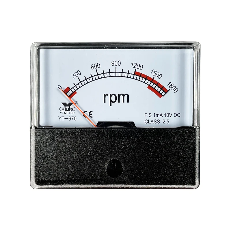 Тахометр YT670 1800 об/мин напряжение 10 В постоянного тока 220 переменного 30 DH670