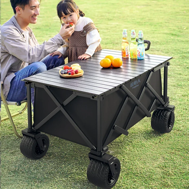 Уличная тележка для кемпинга складная ручная пикника тяга автомобиль небольшой