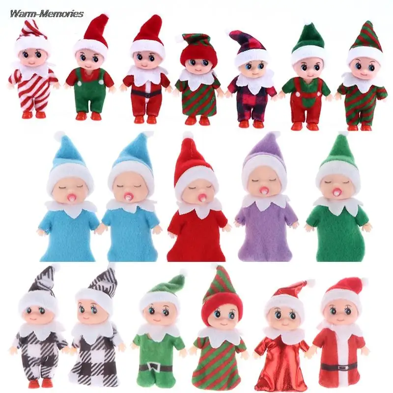 With Movable Arms Legs Doll House Accessories Christmas Dolls Baby Elves Toy For Kids