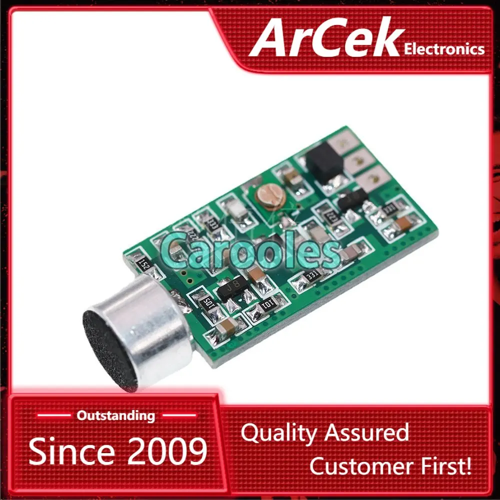 

FM Transmitter Pickup Pick up Module Mini Wireless Microphone MIC Wireless Audio Transmitter FM Emission MIC Core Board V4.0