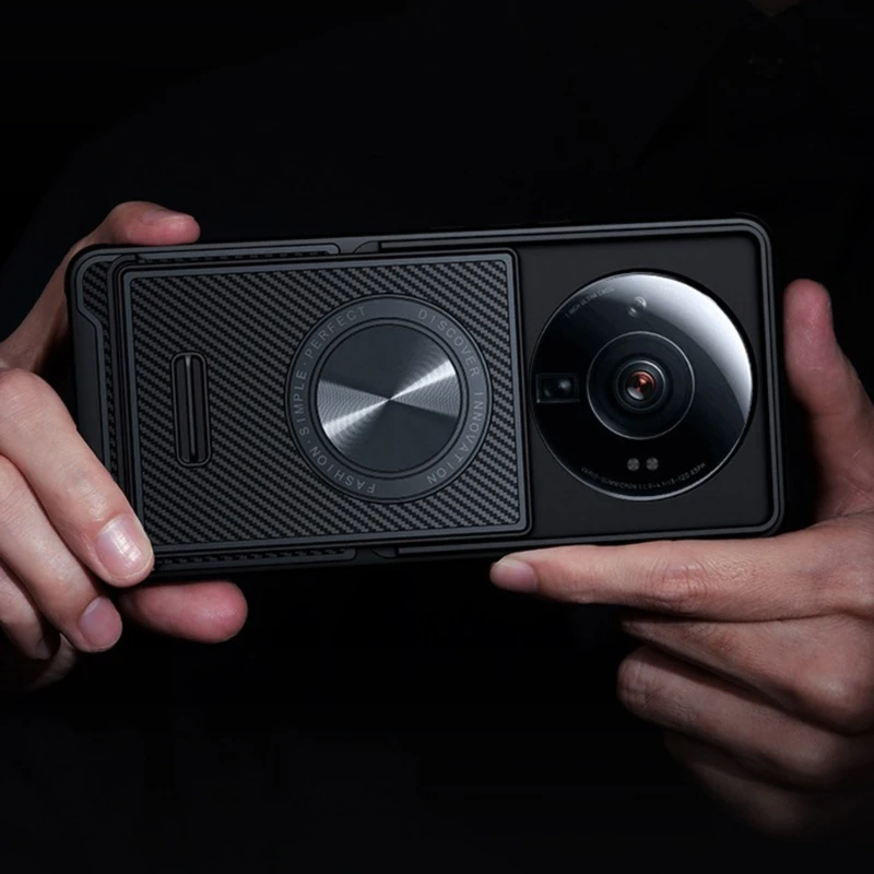 

Classical Phone Cover with Camera Protetion Fibre Shield- Phone Protective Smooth Phone Cover Used for 12S Ultra