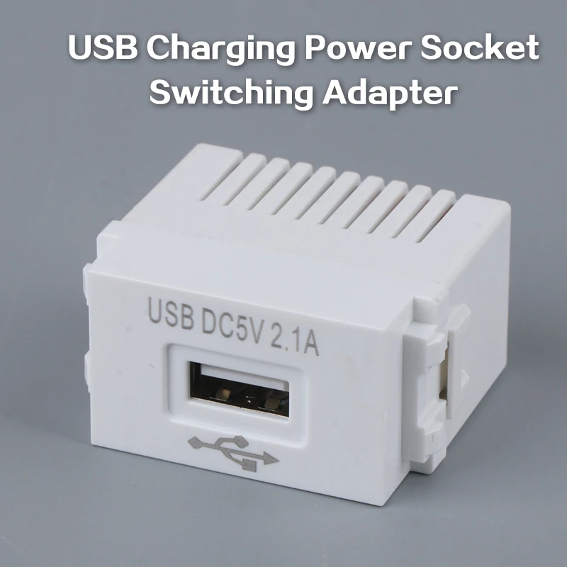 Mobile Phone Charging Panel USB Power Module 220V Socket 5V Transformer 2.1A USB Charging Power Socket Switching Adapter