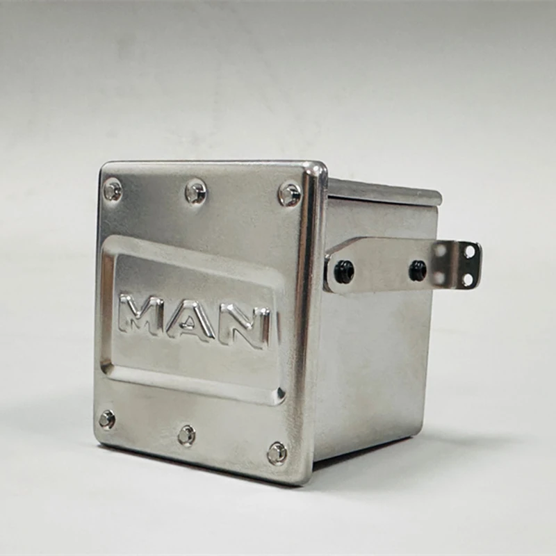 Имитация металлического выхлопного бака для радиоуправляемого грузовика Tamiya 1/14