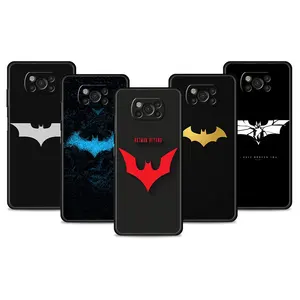 celular coque for xiaomi poco x4 x3 nfc gt m3 m4 f3 5g f1 mi 11 10t lite 9t 12 case phone cover funda batman vector logo free global shipping
