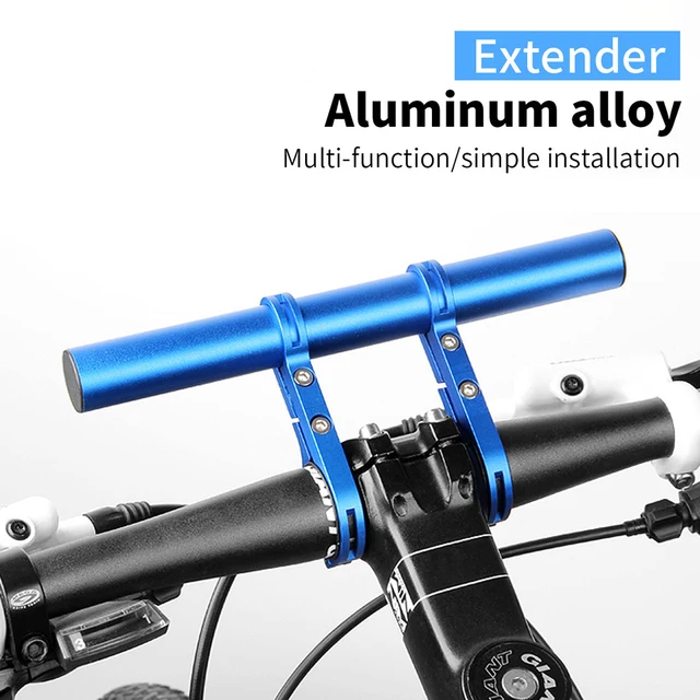 10/20cm Bicycle Handlebar Extended Bracket Bike Headlight Mount Bar Computer Holder Lamp Support Rack Alloy Fiber Stand 2