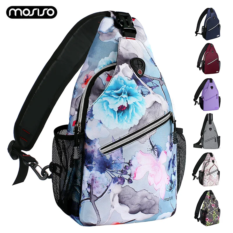 

Waterproof Sling Chest Backpack Bag Multipurpose Crossbody Shoulder Bag for iPad Pro Air 2021 Men Women Travel Hiking Daypack