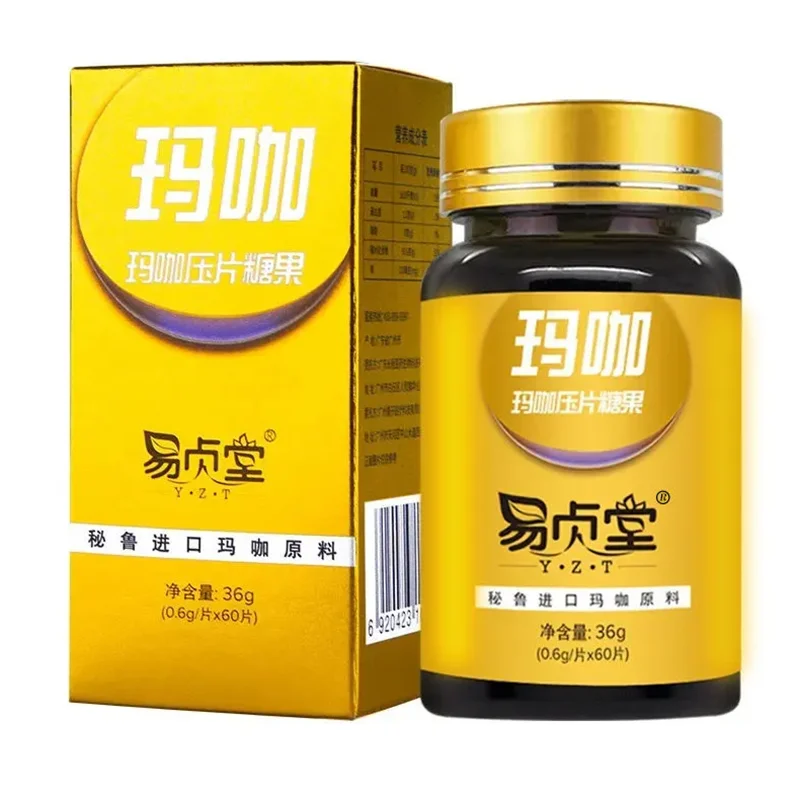 

Maca tablet anti fatigue improves male functional endurance by0.6g* 60 caps/ bottle