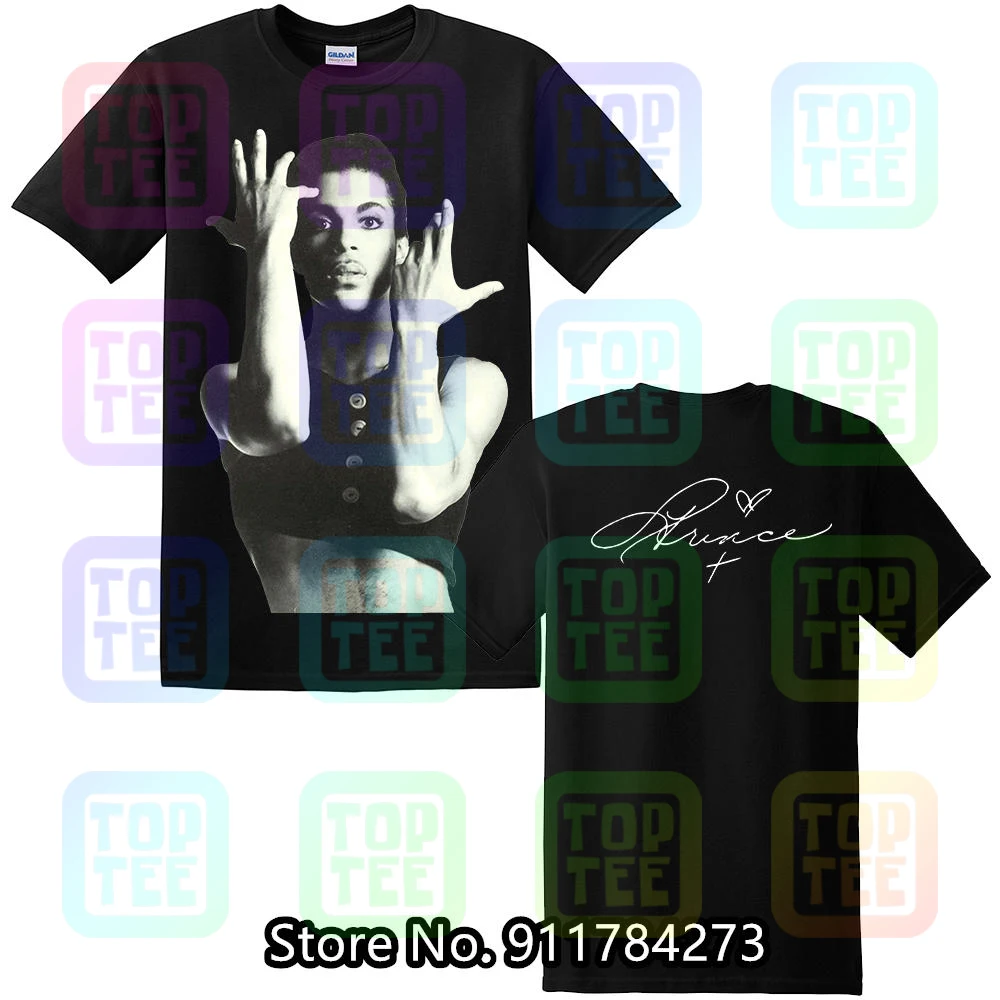 Принц Роджерс Нельсон парад Подпись музыка Funk Pop Rock 80s футболка 10670006 | Мужская