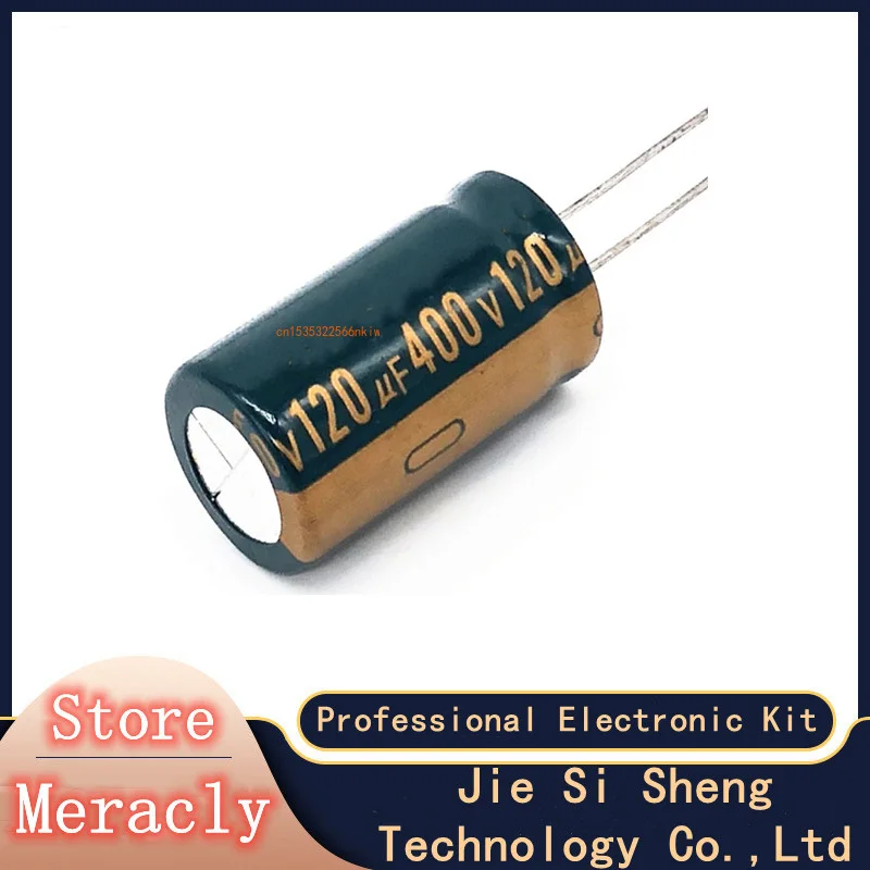 

6 шт./лот 400V 120 мкФ высокочастотный низкий сопротивление 400V120UF алюминиевый электролитический конденсатор Размер 18*30 20%