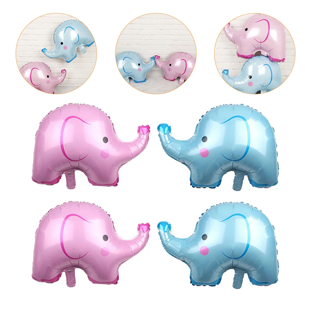 

Balloon Party Balloonsbaby Birthday Decoration Elephant Happy Photo Props Inflatable Animal Decor Background Shower Cartoon