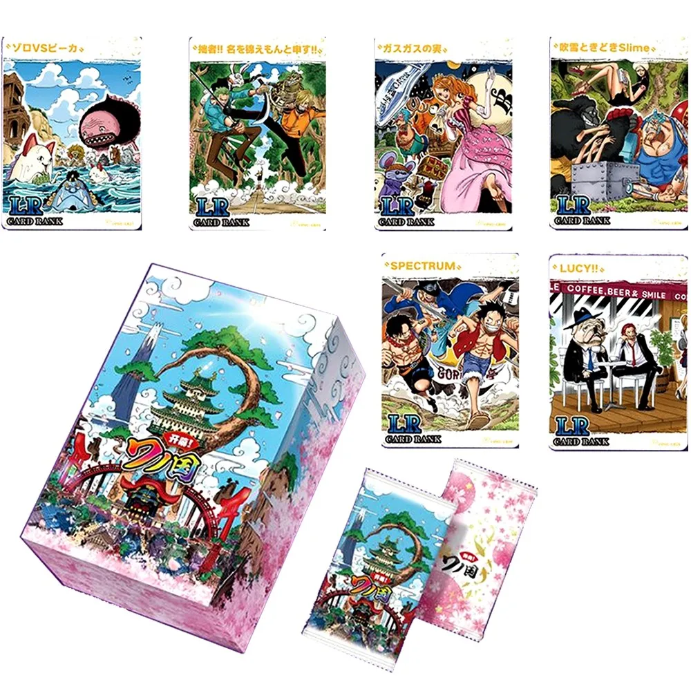 

New One Piece Collection Cards Luffy Zoro Nami Chopper Bounty CCG Card Game Collectibles Child Toy For Boy Girl Birthday Gift