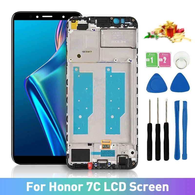 

5.99" LCD for Honor 7C Display LND-AL30 100% Tested for Huawei Enjoy 8 Touch Screen LCD Replacement Digitizer Assembly Part