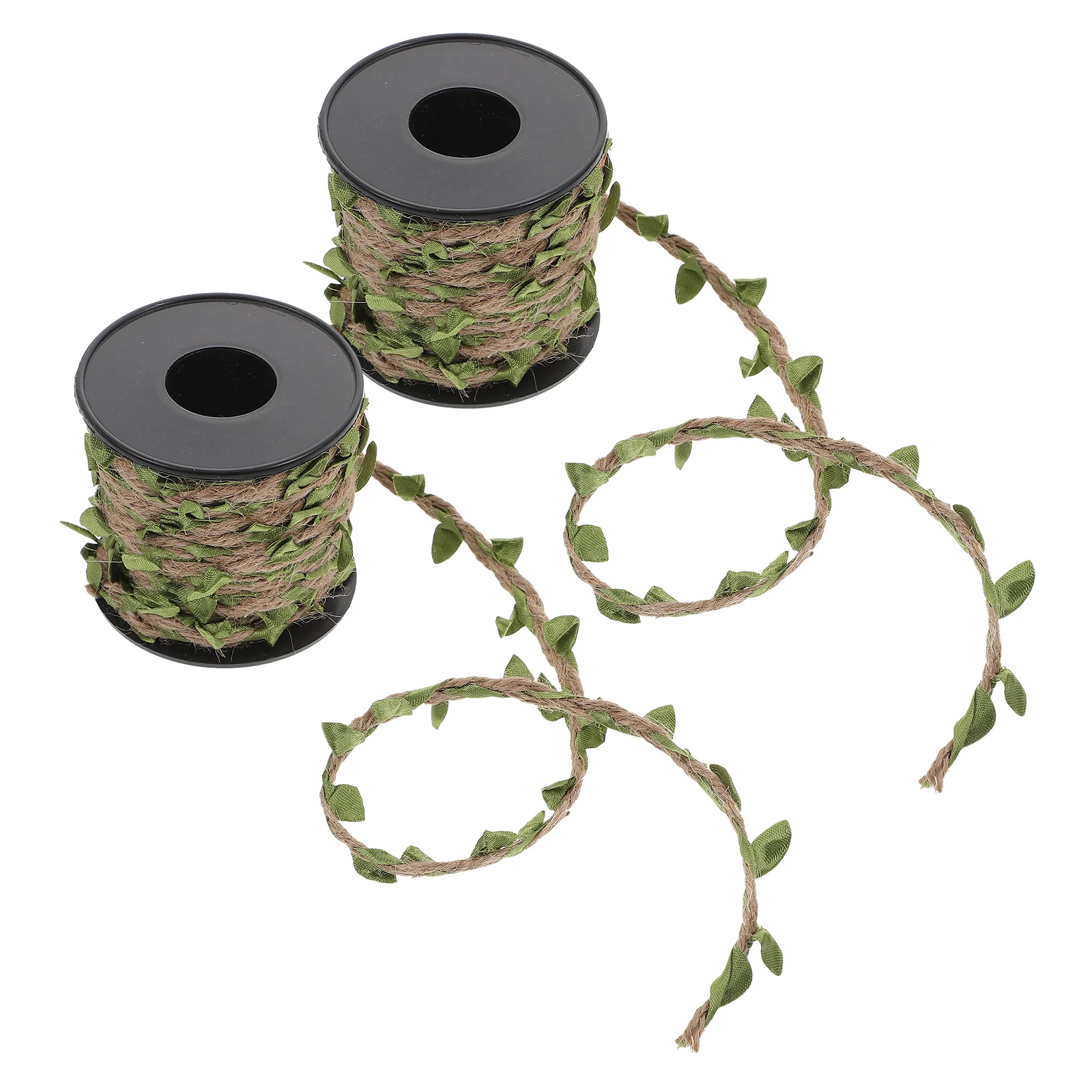 

2 Rolls Artificial Leaf Rope Rattan Leaves Rope Simulation Leaf Rope for Wedding Themed Party