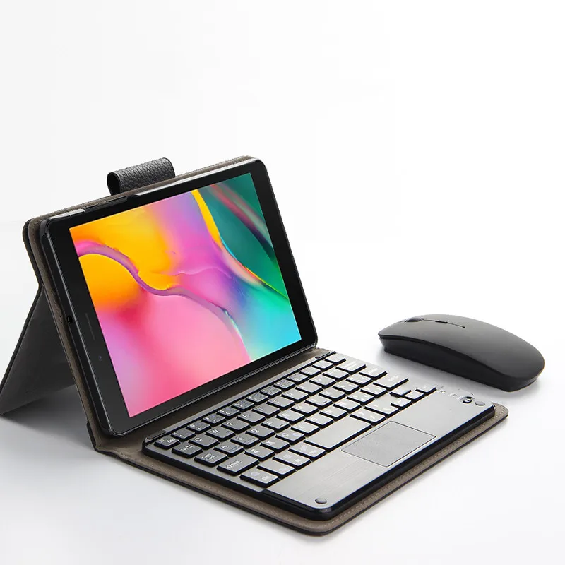 

Case For Samsung Galaxy Tab A 8.0 2019 SM-T290 T297 Bluetooth keyboard Protective Cover PU Leather For Tab A 8" SM-T295 Tablet